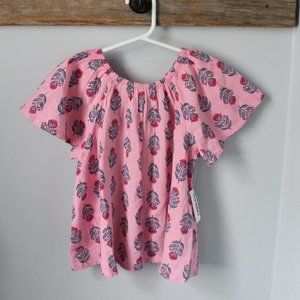 Old Navy Size 4T Pink Blouse Flutter Style
